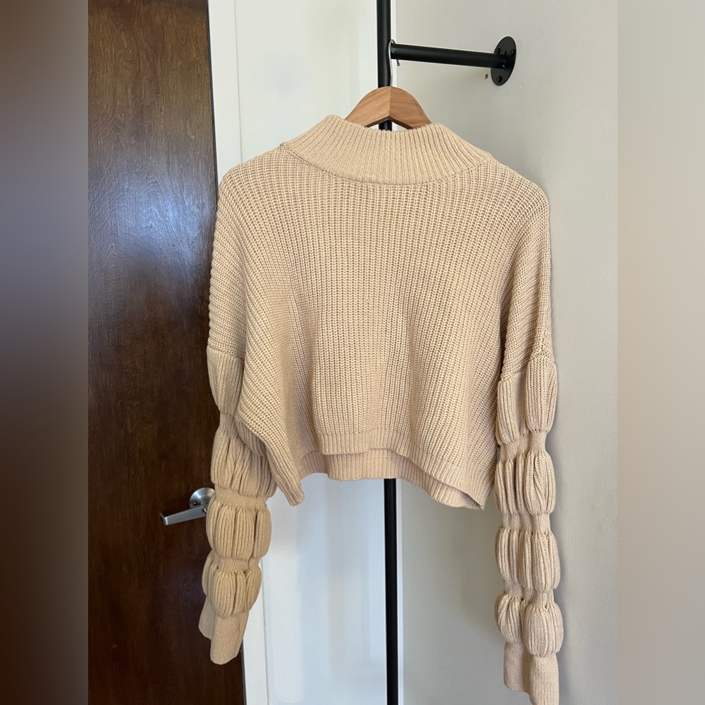 Beige botany sweater
